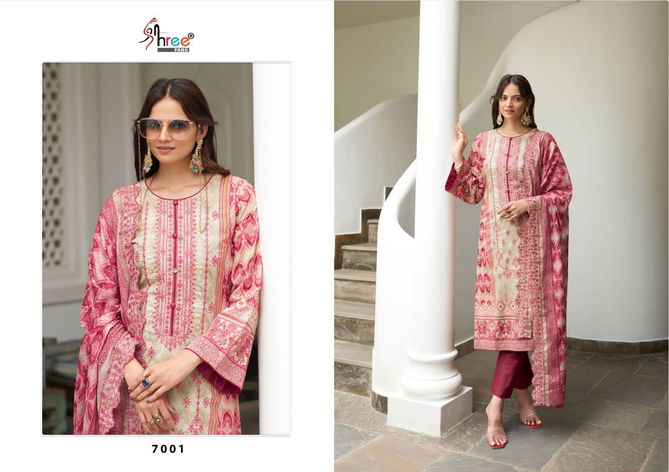 Bin Saheed Lawn Collection 7 Pure Lawn Pakistani Dress Material